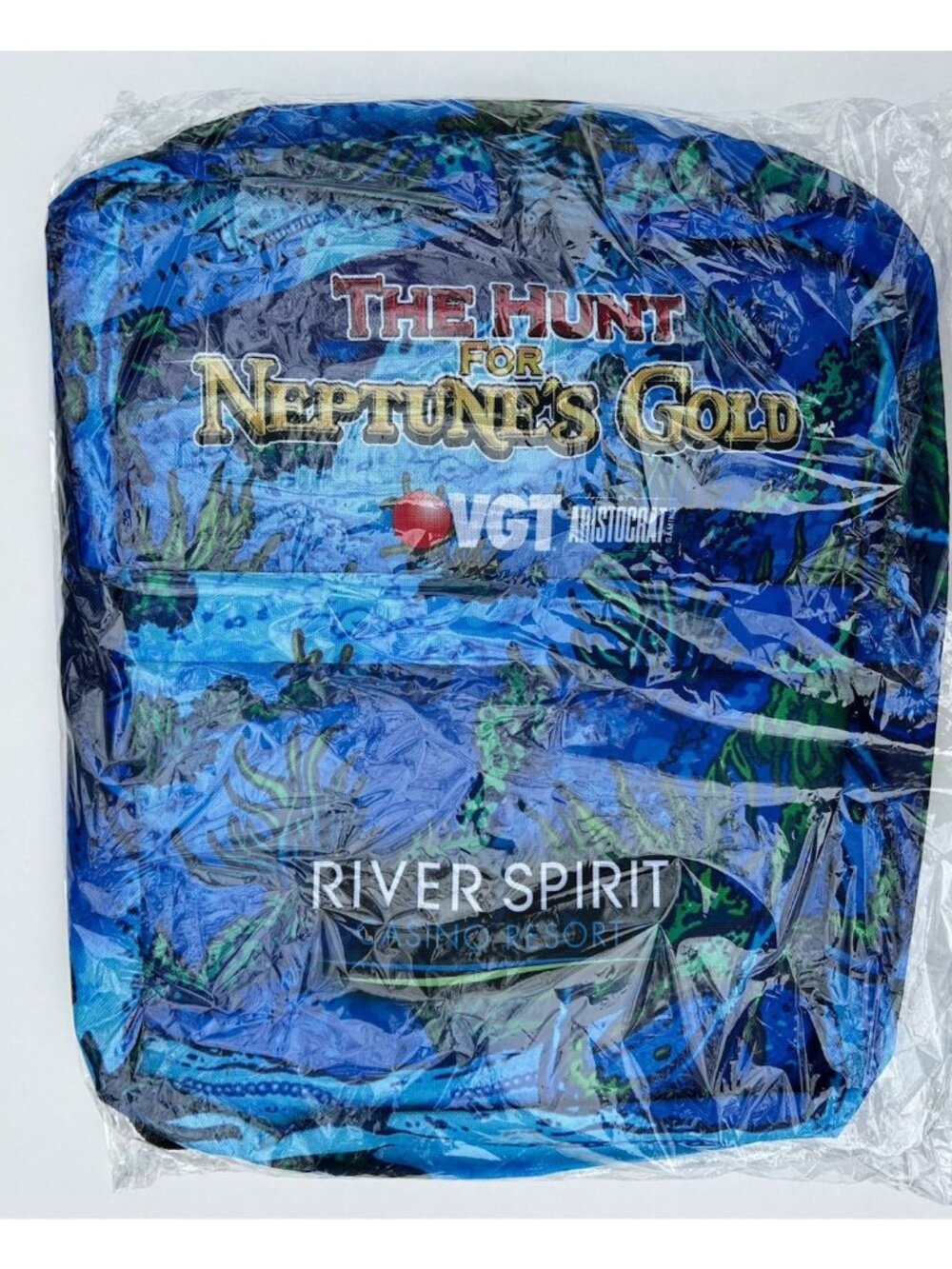 New The Hunt For Neptune’s Gold Backpack Blue Ocean VGT Aristocrat River Spirit